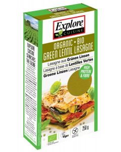 Bio Lasagne aus grünen Linsen (250g)