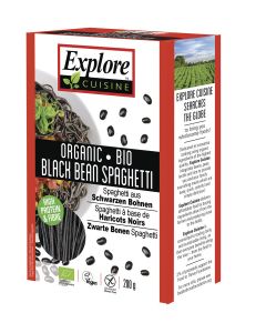 Spaghetti aus schwarzen Bohnen Bio (200g)