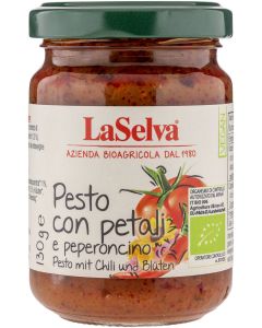Pesto mit Chili und Blüten (130g)